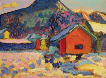 Winterstudie mit Berg, 1908