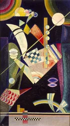 "Scharfe Härte" Gemälde von Wassily Kandinsky