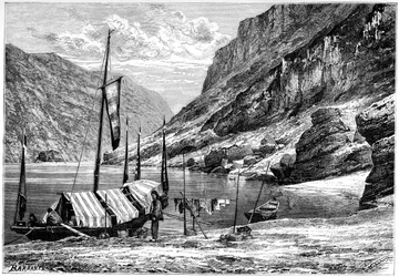 Der Obere Yangtse-Kiang, China, 1895
