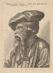 Bärtiger Mann mit Kettenhalsband, 1647