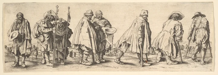 Acht Bettler, 1630