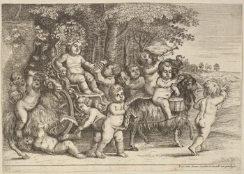 Elf Jungen und drei Ziegen, 1625-77