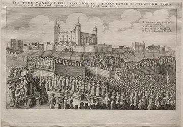 Hinrichtung des Earl of Strafford, 1641