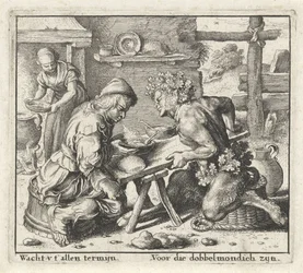 Fabel vom Satyr und dem Bauern