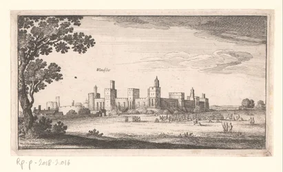 Ansicht von Windsor Castle Landschaften und Stadtansichten (Serientitel) Amoenissimi Aliquot Locorum in Diversis Provincijs Iacetium Prospectus (Serientitel)