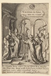 Jesus vor Kaiphas, 1625-77