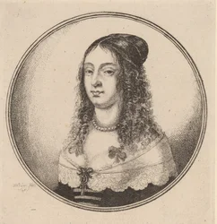 Dame mit Bändern in den Locken, 1646