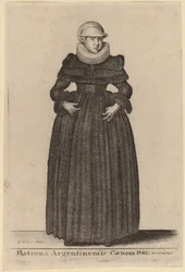 Matrona Argentinensis Caenam Dni Accedens e des Nymphs