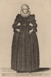 Matrona Argentinensis Caenam Dni Accedens e des Nymphs