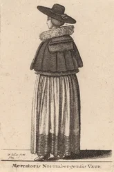 Mercatoris Norimbergensis Vxor, 1643