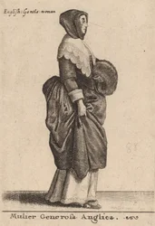 Mulier Generosa Anglica, 1642