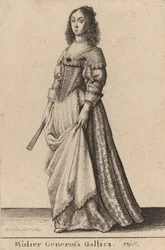 Vornehme Französin, 1643