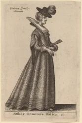 Edle italienische Frau