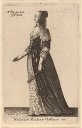 Edle französische Frau