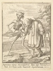 Alter Mann, aus dem Totentanz