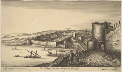 Teil von Tanger von oben, 1670