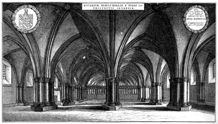 St Faiths Kirche in der Krypta der alten St Pauls Kathedrale, London, 1657, 1892
