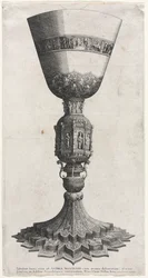 Der große Kelch mit Figuren verziert, 1640