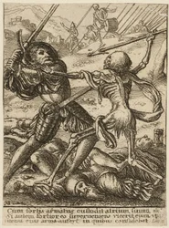 Der Ritter und der Tod, aus Der Totentanz