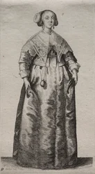 Die verschiedenen Gewohnheiten englischer Frauen, von der Adligen bis zur Landfrau..., 1640