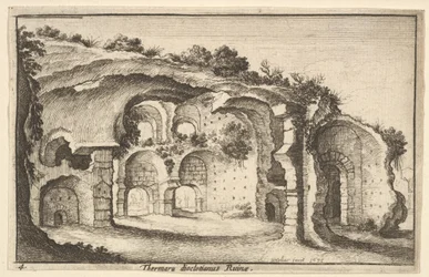 Thermaru diocletiani Ruinen der Diokletiansthermen, 1651