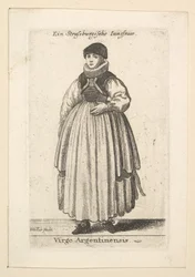 Virgo Argentinensis. Unverheiratete Frau aus Straßburg, 1625-77