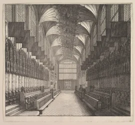 Windsor Castle, St. Georges Kapelle, Chor, 1663