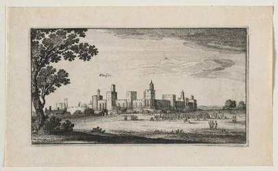 Windsor Castle von Südosten, 1644