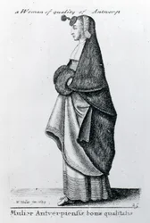 Dame von Qualität aus Antwerpen, 1643