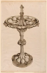 Silbernes Mittelstück, 1498