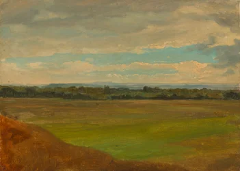 Weite Landschaft, Studie