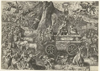 Der Triumphwagen des Friedens, 1577