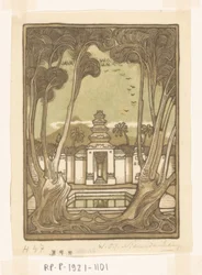 Friedhof bei Jogyakarta auf Java