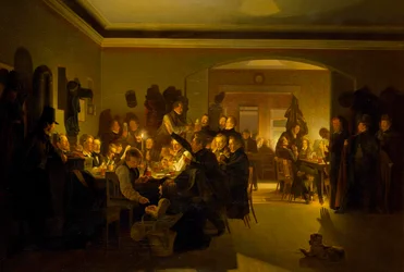 Künstler in Fincks Kaffeehaus in München