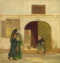 Vor dem Armenhaus von Odense