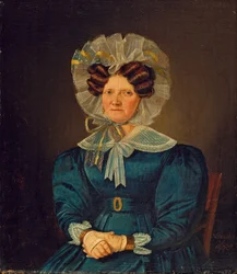Porträt von Mette Sophie Fuglsang, der Tante des Künstlers