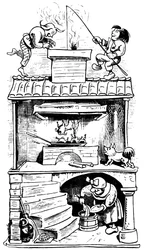 Das Haus der Witwe, zweiter Streich, 1865.