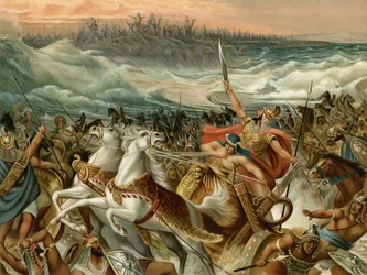 Die Rettung der Israeliten aus dem Roten Meer