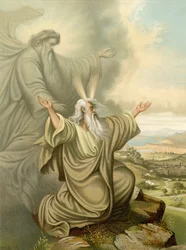 Der Herr zeigt Moses das Gelobte Land