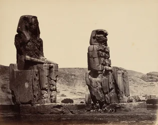 Kolossen von Memnon in Theben