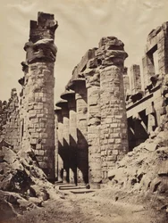 Ansicht des Karnak-Tempels, Hypostylhalle