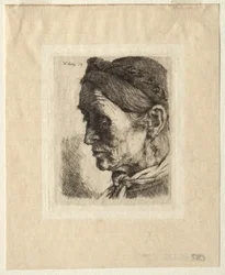 Kopf einer Bäuerin, 1874