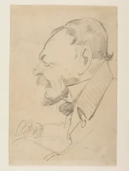 Karikatur von Gottlieb Bindesbøll