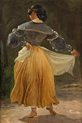Tanzende römische Frau, vor 1838