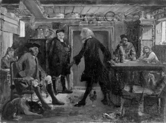 Fra Ludvig Holbergs "Erasmus Montanus", III Akt, 3. Szene