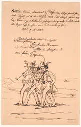 Marstrand, Constantin Hansen und Raffenberg auf Wanderschaft