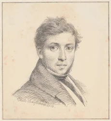Porträt von C. Købke