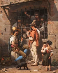 Gefängnisszene in Rom