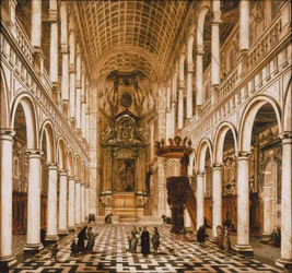 Innenraum der Jesuitenkirche in Antwerpen, 1668
