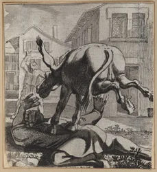 Der Narr, der mit seiner Herrschsucht prahlt